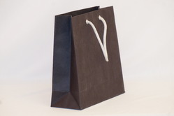 Jet Black Colour Paper Bags