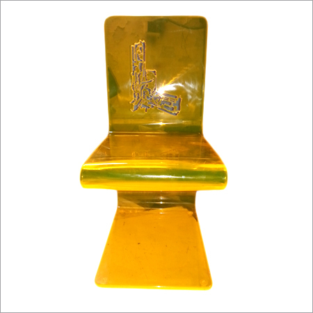 प्रिंटेड एक्रिलिक चेयर