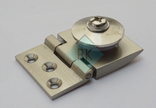 Glass To Wall Shower Hinges - Glass, 2-4 Inch, Silver | Square Design for Modern Bathrooms, Durable and Stylish Shower Solution