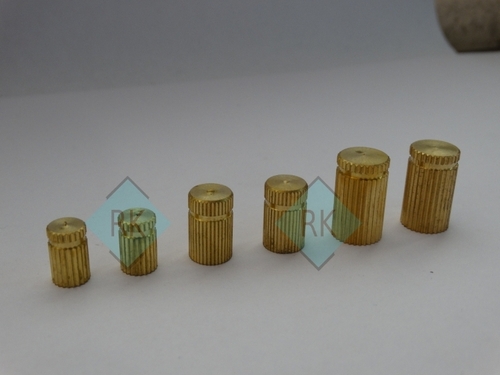 Brass Moulding Inserts - Polished Finish, Round Shape | Premium Quality Moulding Inserts for Elegant Design
