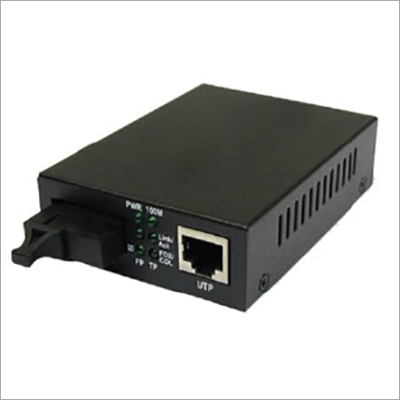 Media Converters - Metal Build, Single Dula Fiber Application | Versatile Media Converter with Reliable Metal Housing