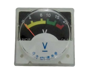 Red And Yellow Pressure Meter
