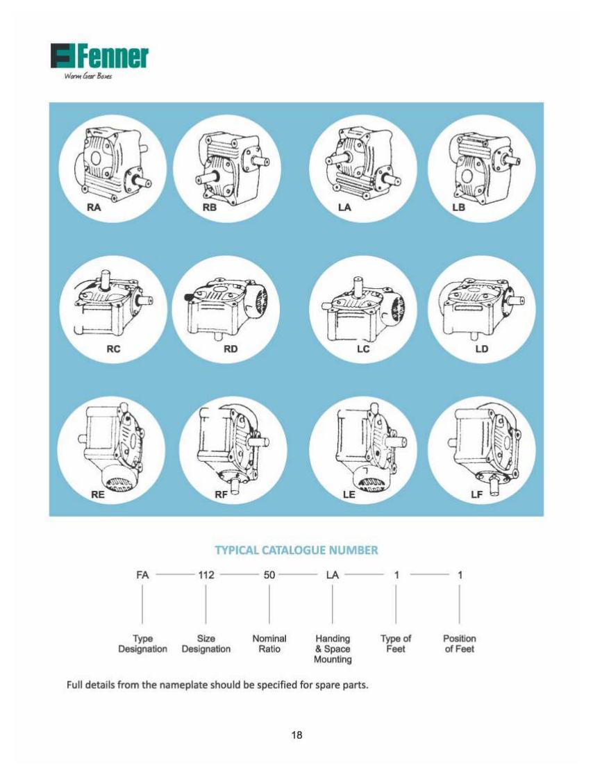 Worm Gear Box - Stainless Steel, Blue | Rugged Design, Easy Installation, Long Working Life, Interchangeable Gear Ratios 5:1 To 70:1