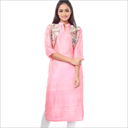 Raw Silk Kurtis