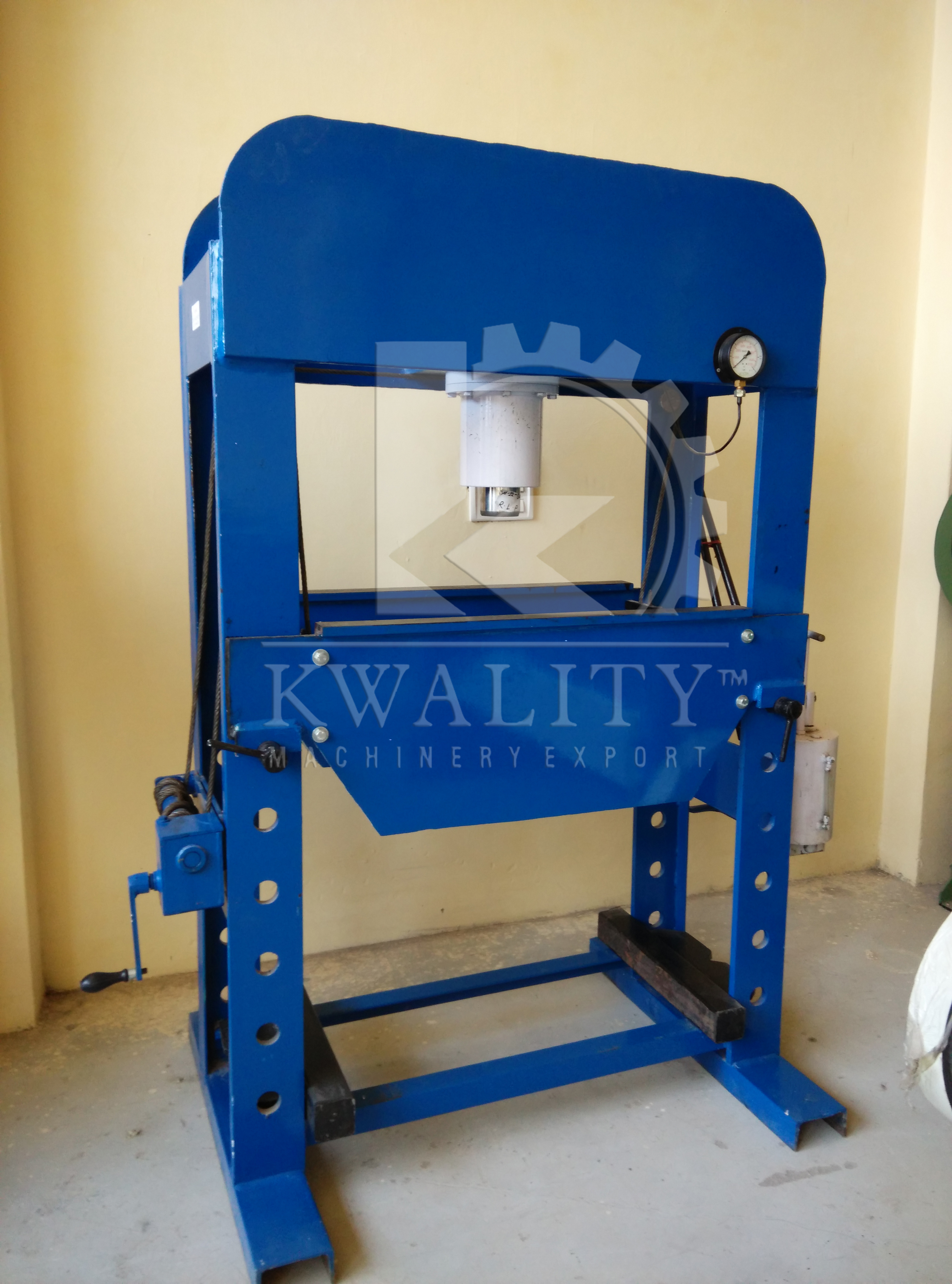 Yellow Dimensions Hydraulic Press