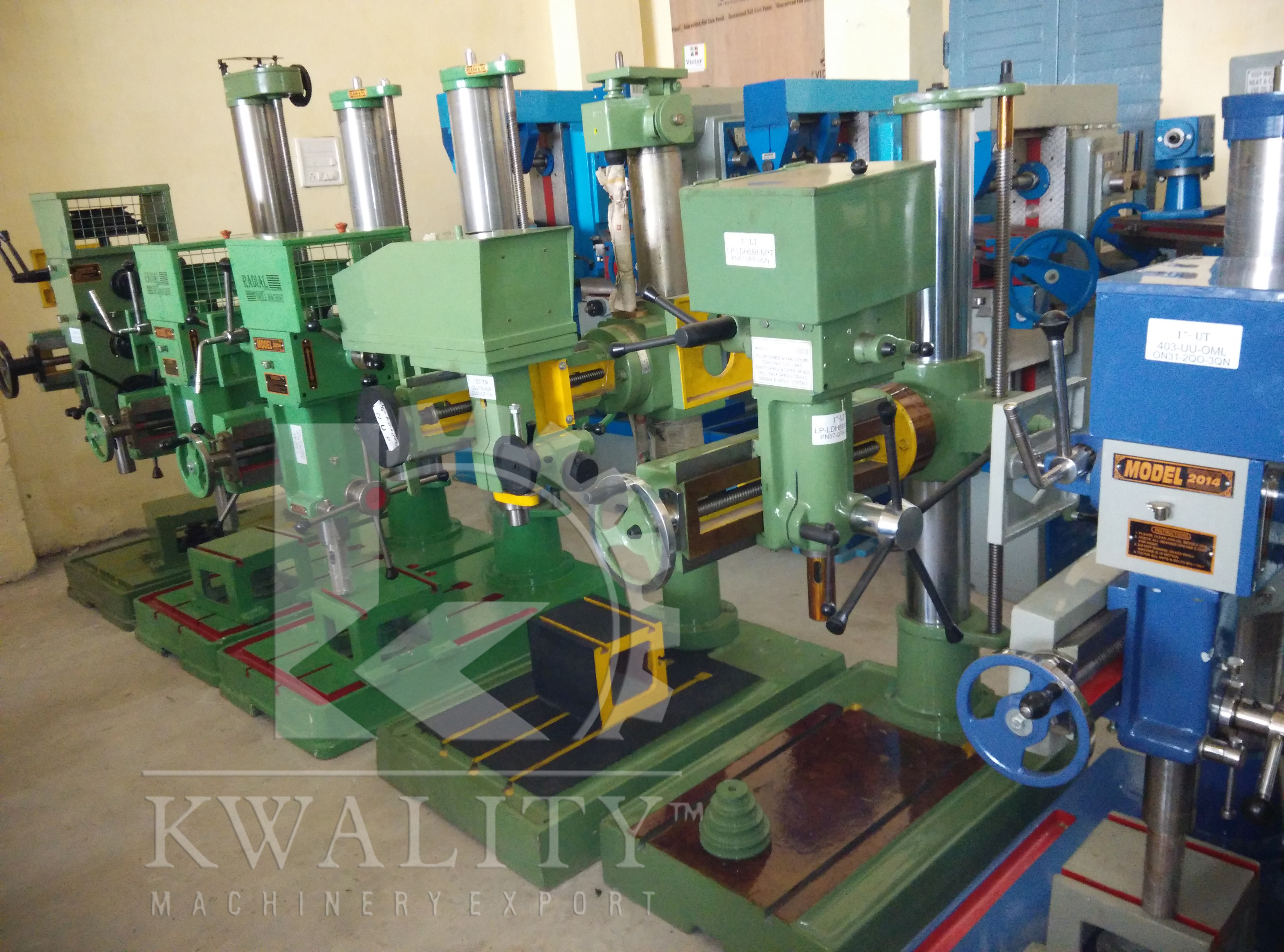 Radial Drilling Machine - Metal, 1200 Kg, Electric Power Source | Semi-automatic, New, Blue Color
