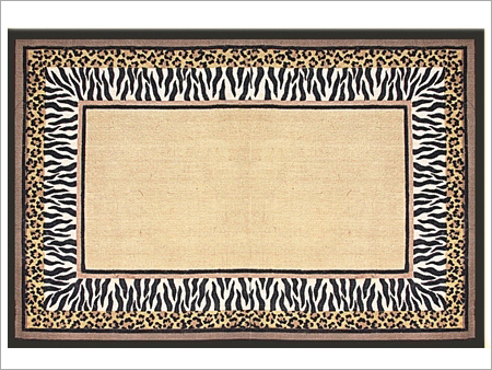 प्रिंटेड जूट गलीचे