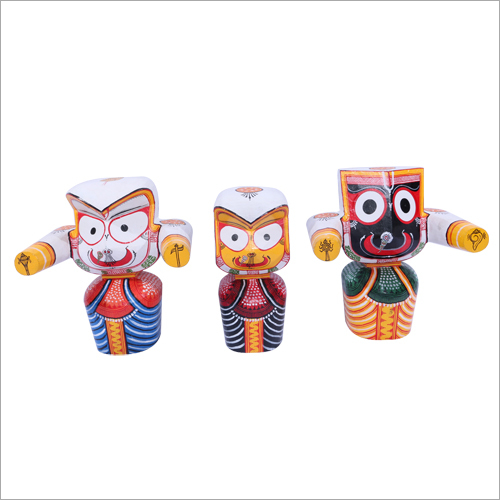 भगवान जगन्नाथ लकड़ी की मूर्तियां