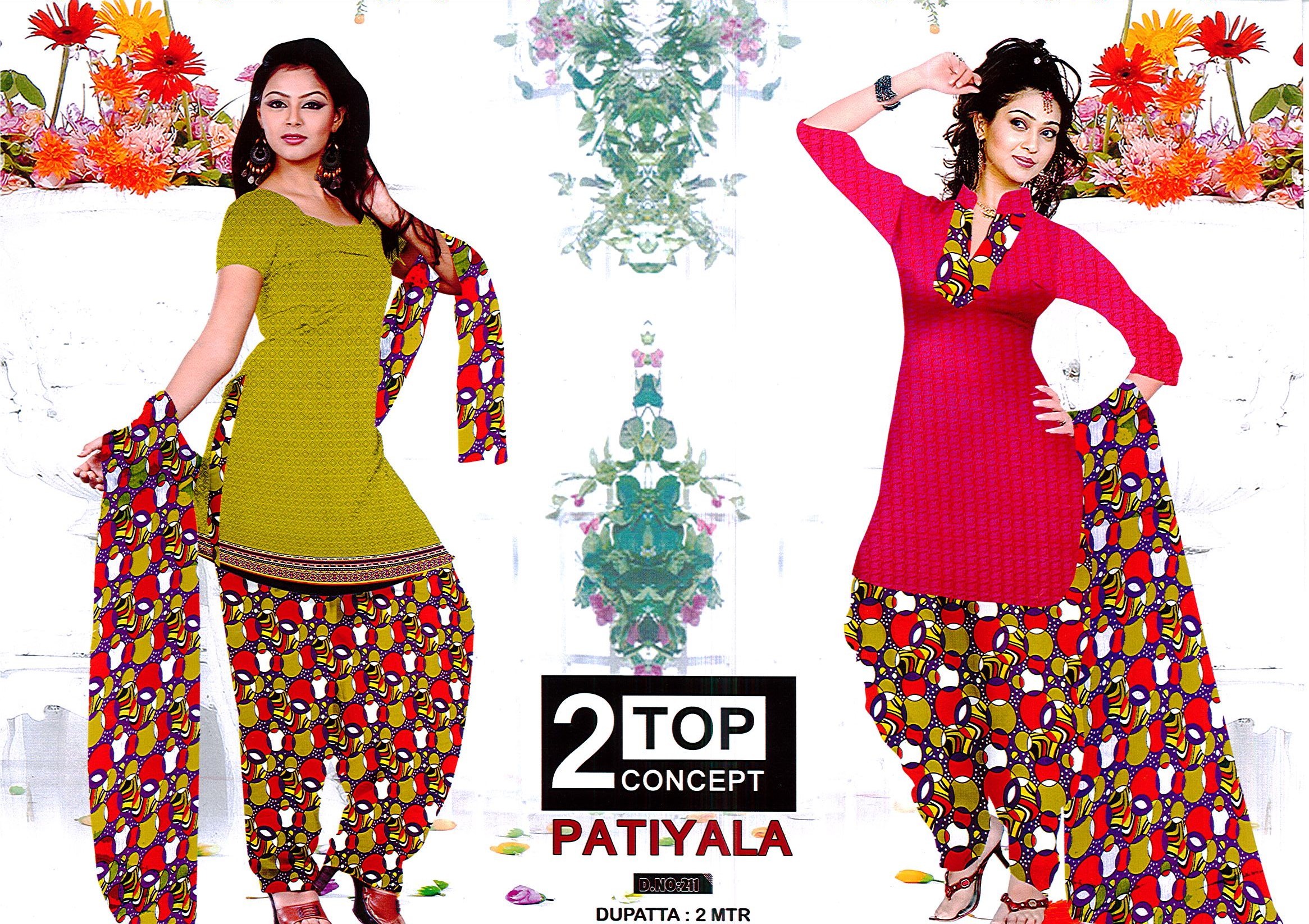 Dress Materials - Cotton, Varied Dimensions, Pink Floral Design | Soft Texture, Wrinkle-free, Colorfast, Durable, Stylish, Versatile