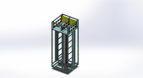 DOUBLE FRONT 4 POLE DRAWOUT ENCLOSURE