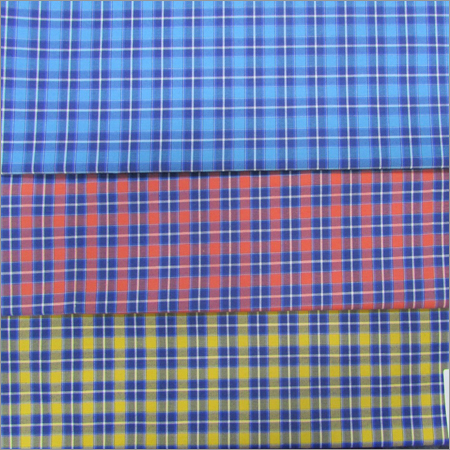 चेक शर्टिंग फैब्रिक