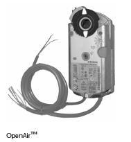 सीमेंस एयर डम्पर स्प्रिंग रिटर्न एक्ट्यूएटर जीएमए