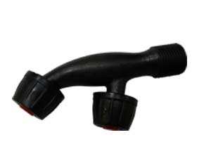 Double Head Nozzle - Color: Black