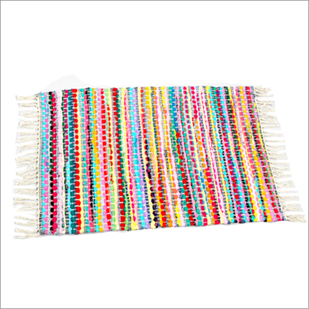 Chindi Rugs - Palli Chindi and Cotton, Any Size Available, Multi Color | Easy to Wash, Attractive Look, Mesmerizing Design, Durable and Low Maintenance