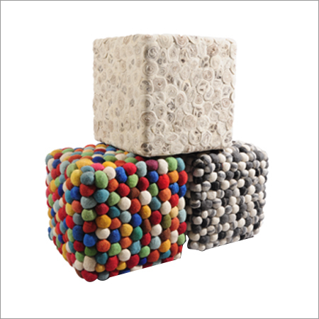 किसी भी आकार का वूल स्टूल