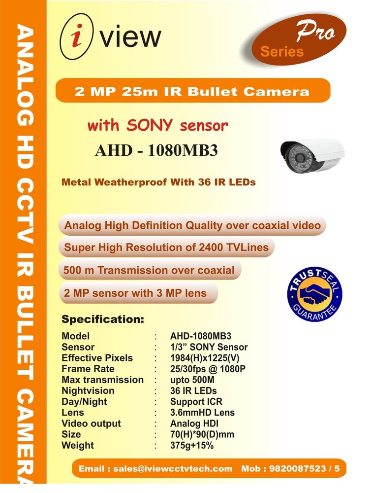 2mp Ir Bullet Camera