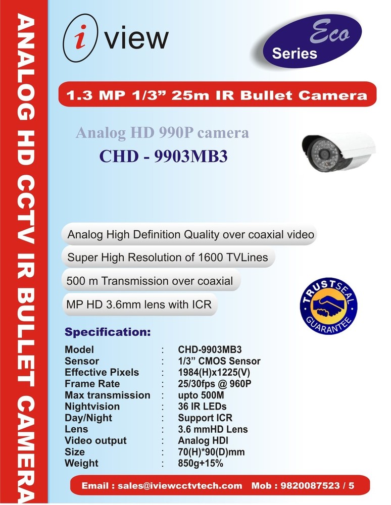 Analog HD 990P Camera