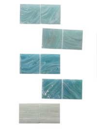 रंगीन कांच मोज़ेक टाइलें