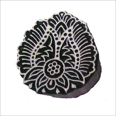Hand Carved Wooden Printing Block