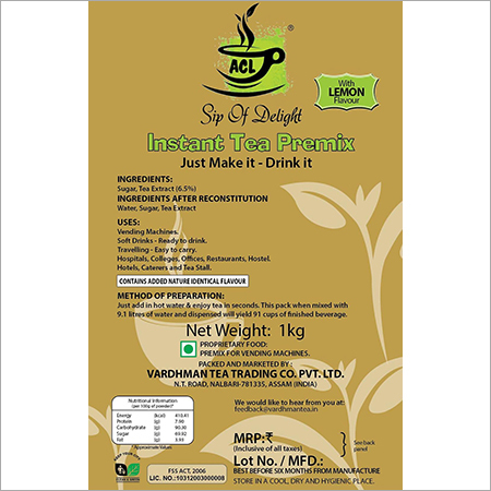 Instant Lemon Tea Premix