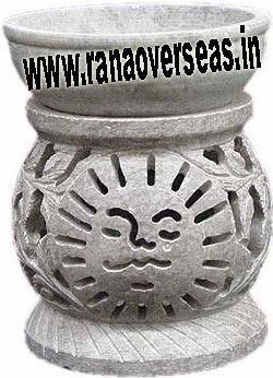 इंडियन मार्बल सोप स्टोन बर्नर 10