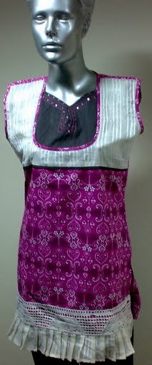 डिजाइनर कूर्ती (टोबी वर्क)