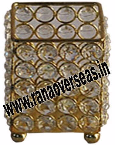 Silver And Golden Votive Candle Holder 1