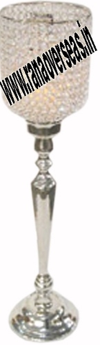 सिल्वर क्रिस्टल चिमनी बेस