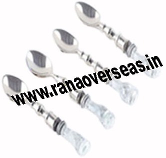 Silver Spoon S4 Glass Handle