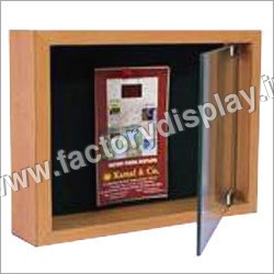 Tamperproof Notice Board - Wood, Variable Size, Light Brown | Tamperproof, Secure Display, Durable, Smooth Surface
