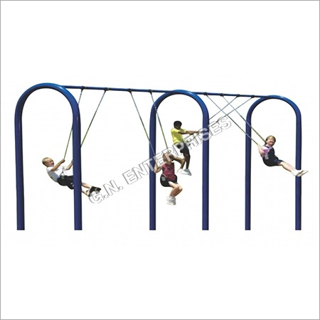 Double Arch Swing - Durable Alloy Frame, Spacious Design for Comfort and Safety