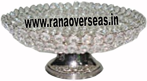 Silver Crystal Fruits -Bowl