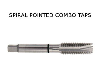 Spiral Pointed Combo Taps