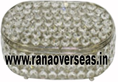 Silver Crystal Jewelery Box 2