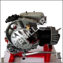 Cut Section Model Of Two Stroke Single Cylinder En