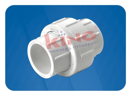 UPVC Union - UPVC, Size 1/2" to 2", White, Reducing Shape | Precise Measurement, Dimensional Accuracy, Corrosion Resistance