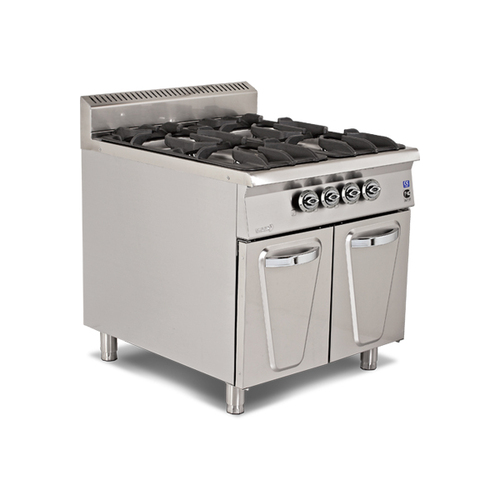 4 Burner Gas Range - Aluminum Alloy, Easy to Install, Corrosion Resistant | Ideal for Homes, Hotels, and Restaurants