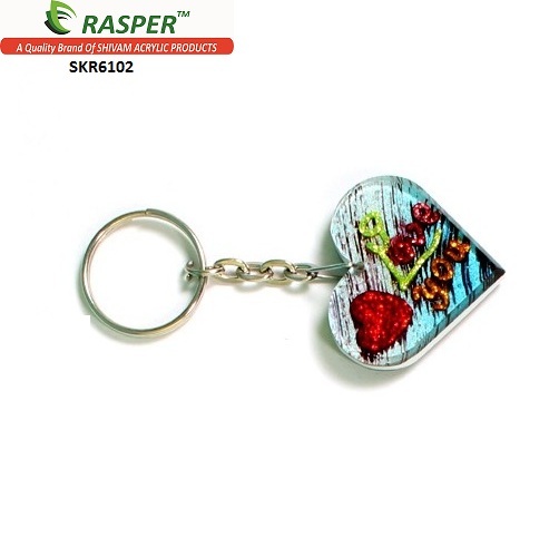 Colourfull Heart Shape I Love You Designer Keychain By Rasper
