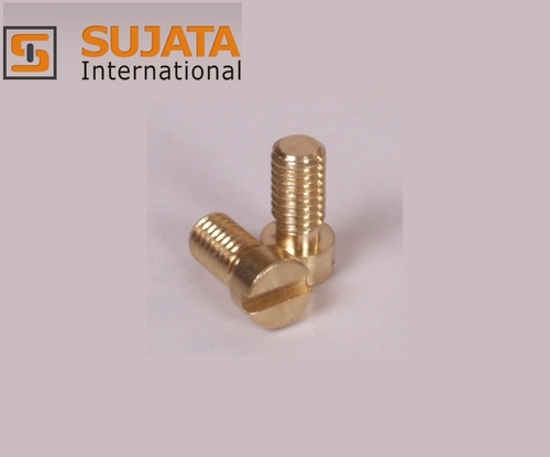 गोल सिर पेंच पीतल धातु