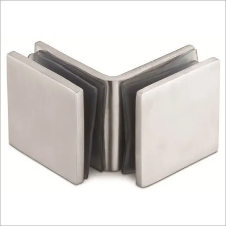 90 Degree Glass To Glass Connector Sq. - Application: Glass-To-Glass Connection For Architectural And Interior Design Purposes.