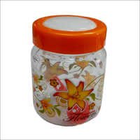 रंगीन प्लास्टिक जार