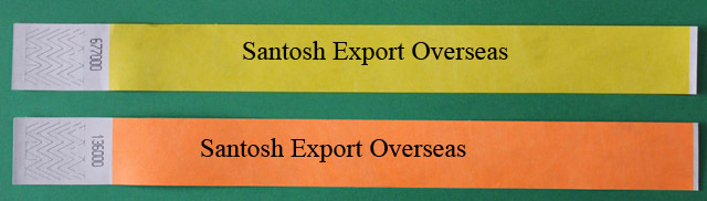 Event Identification Band - Paper Fiber Material 100% Tamper Proof Design | Strong Adhesive Unique Serial Number Various Color Options