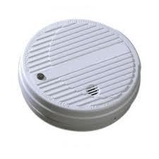 Smoke Detectors - Battery Powered, Round Shape, White Color | Easy Mounting, Dual Ionization Sensing, Office Application
