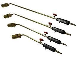 Heating Torch - Mild Steel, 304.8 - 457.2 mm Dimensions, Max Flame Temp 600°C | LPG Powered, Supplied with 3 Nozzles for Versatile Heating