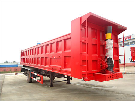 झुकाव वाली डंप ट्रेलर