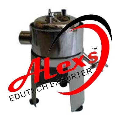 Redwood Viscometer Alex-0091Rv - Stainless Steel Bath, Suitable for Viscosity Tests of Petroleum Products, Includes Elect. Heating and Gas Heating Arrangements - Complete Outfit with Oil Cup and Thermometer