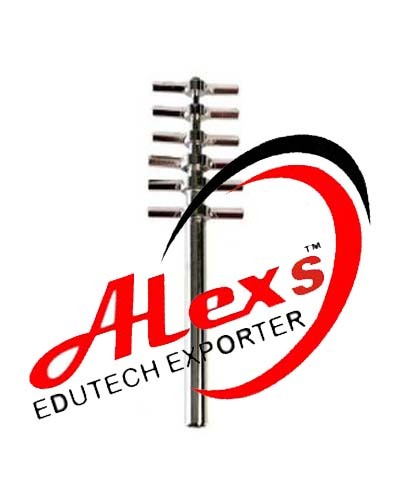 Cork Borer ALEX-0107CB - Brass with Chrome Plating, Various Sized Tubes with Cutting Edge and Handle, Includes Cleaning Rod for Easy Handling