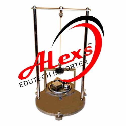 Inertia Table ALEX-0120IT - Aluminum and Steel Construction, 6-Inch Diameter Disc with Five Mass Shapes (Rectangular, Square, Circular, Triangular), Steel Wire Suspension and Leveling Screws