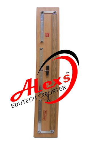 Meter Bridge ALEX-0132MB - Wood, 1 Meter | High Accuracy, Compare Resistance, Educational Tool, Movable Slider, Brass Terminals, Constantan Wire