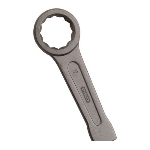 Ring End Slogging Spanner - Mild Steel, 24mm - 120mm | Silver, Weight: 250g, Customizable to Client Requirements, Power Tool Part